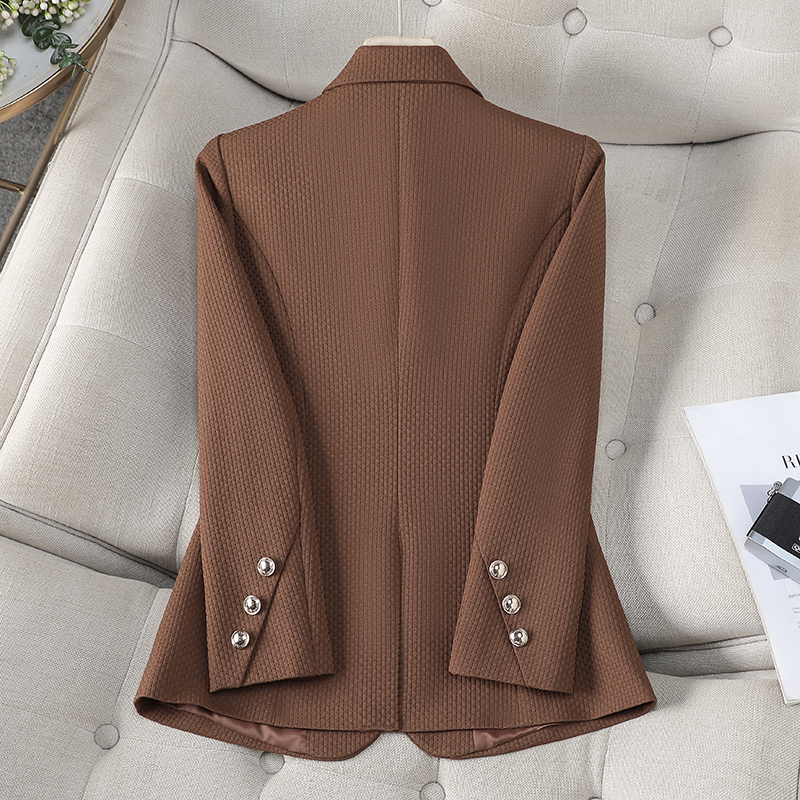 Fashion khaki commuting business suit for women