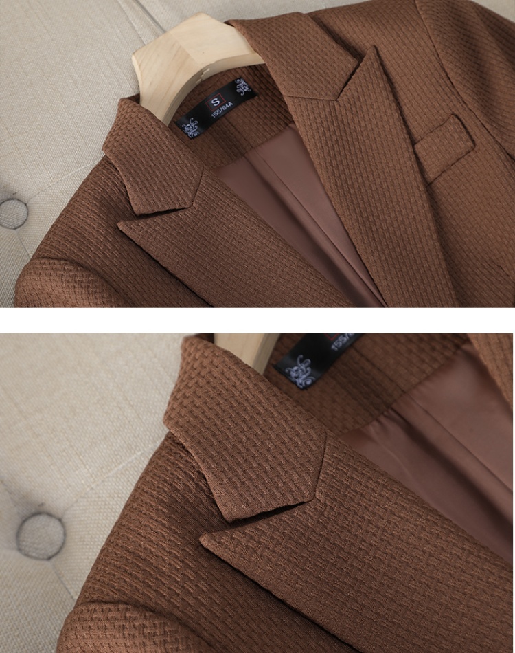 Fashion khaki commuting business suit for women