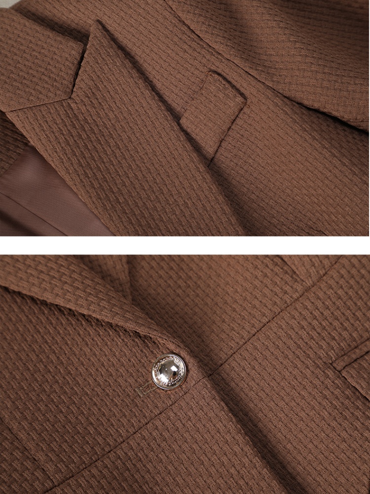 Fashion khaki commuting business suit for women