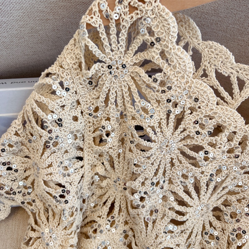 Retro slim temperament sweater fashion lace tops