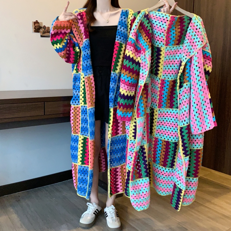 Outside the ride long sleeve tops long cardigan for women