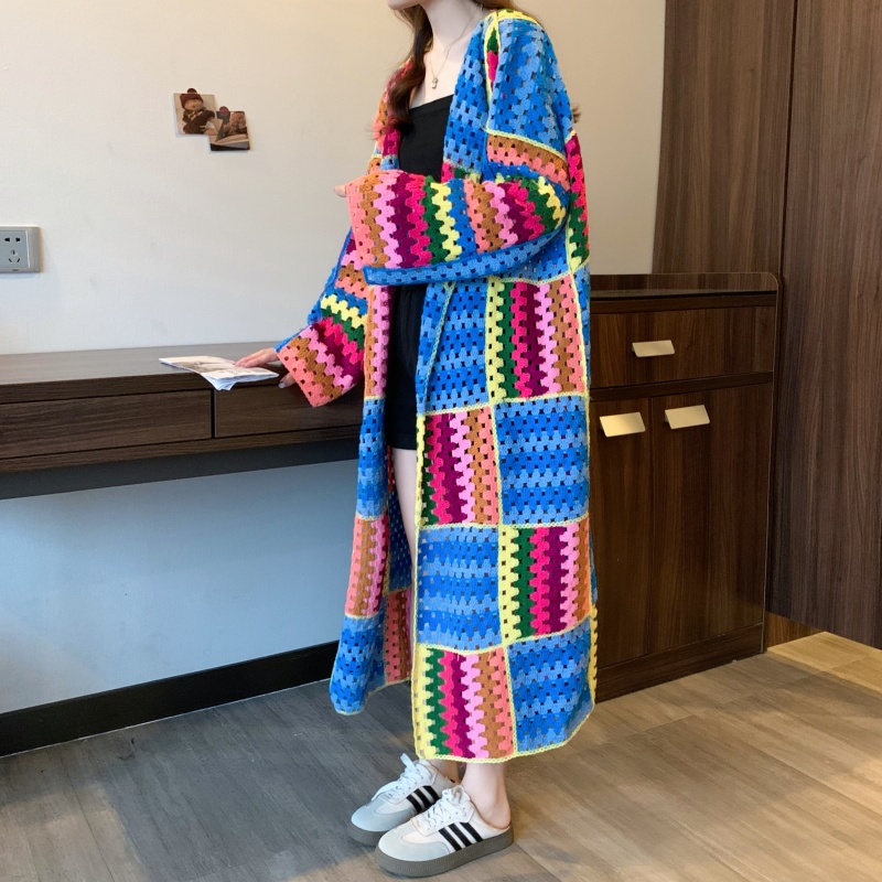Outside the ride long sleeve tops long cardigan for women