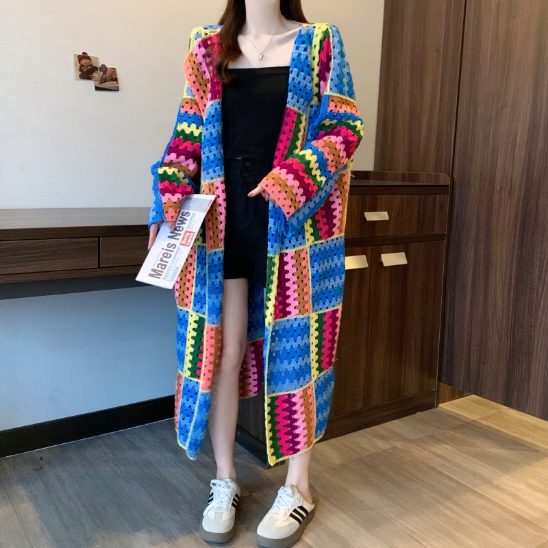 Outside the ride long sleeve tops long cardigan for women