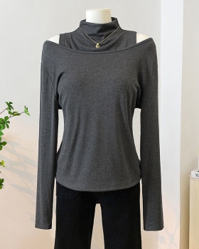 Wears outside fat T-shirt fashion strapless tops for women
