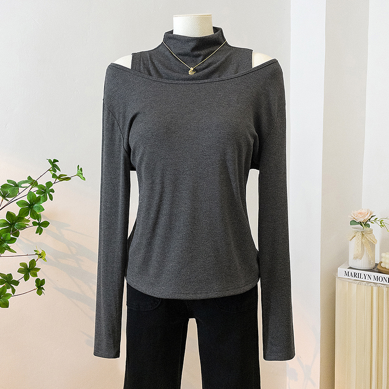 Wears outside fat T-shirt fashion strapless tops for women