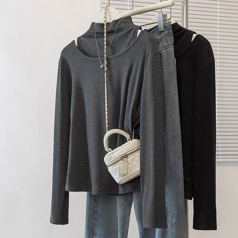 Wears outside fat T-shirt fashion strapless tops for women
