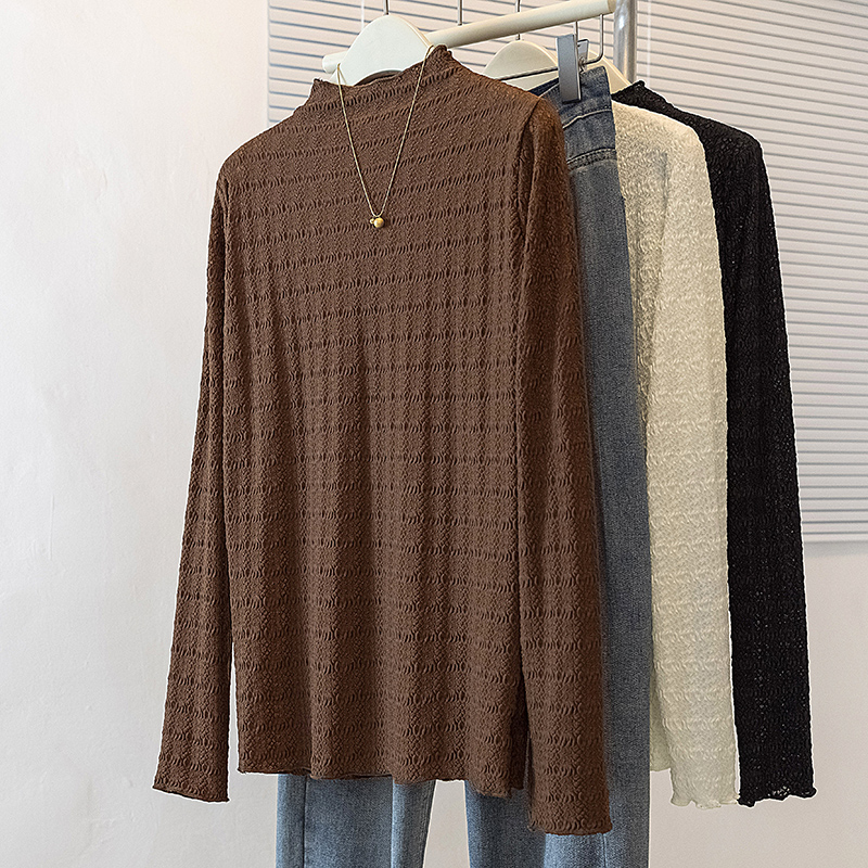 Korean style bottoming shirt large yard tops