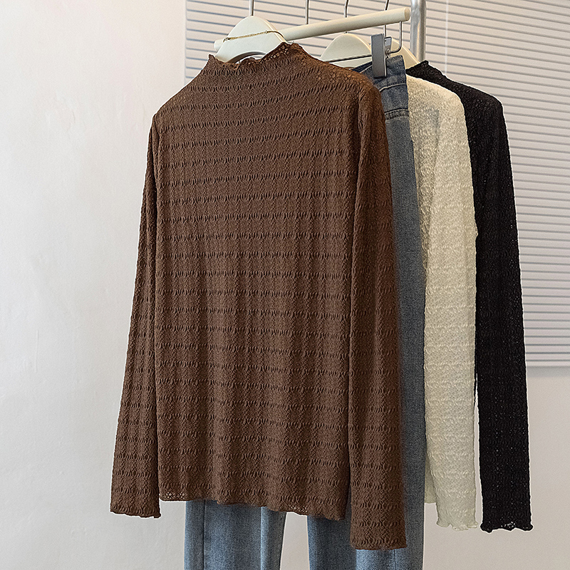 Korean style bottoming shirt large yard tops