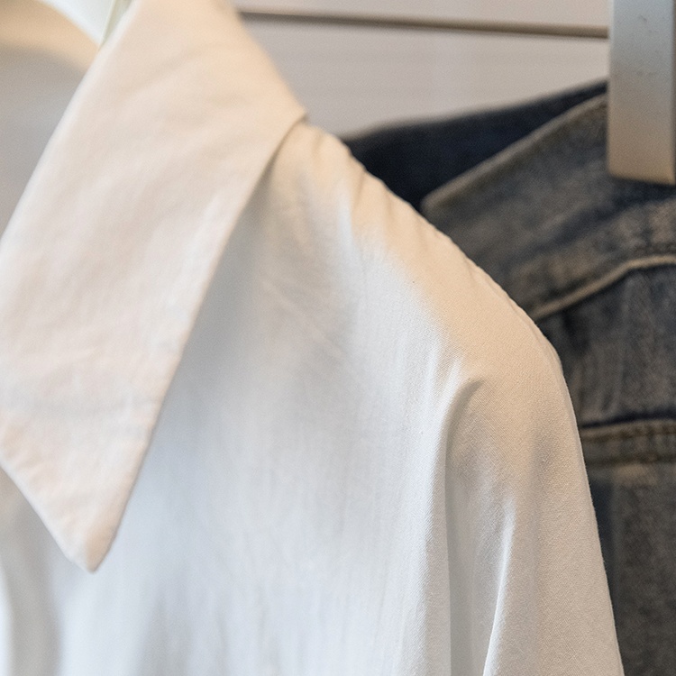 Pure loose shirt fashion Korean style tops for women