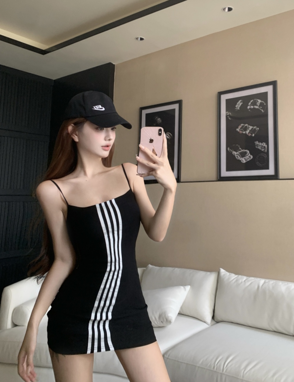 Slim spicegirl Casual sling sports dress for women