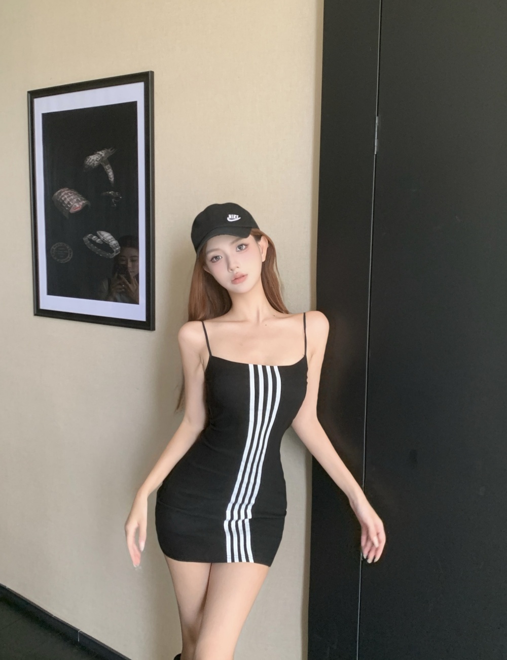 Slim spicegirl Casual sling sports dress for women