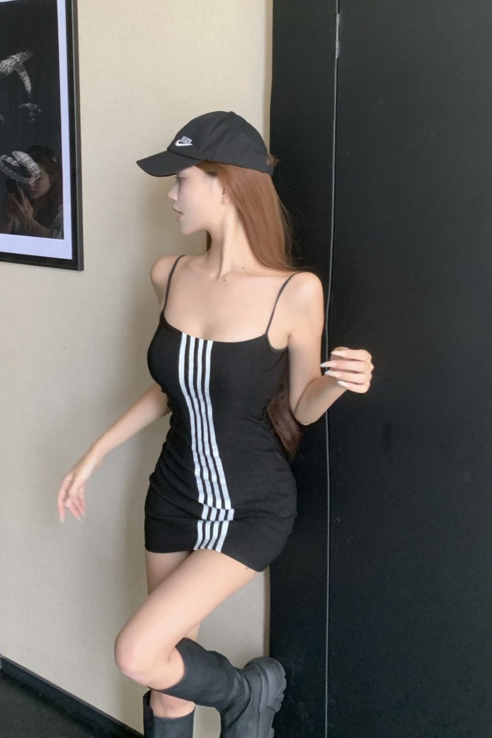 Slim spicegirl Casual sling sports dress for women