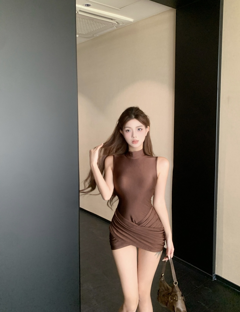 Cover belly sexy temperament dress for women