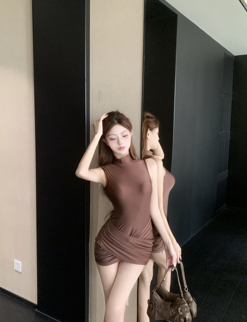 Cover belly sexy temperament dress for women