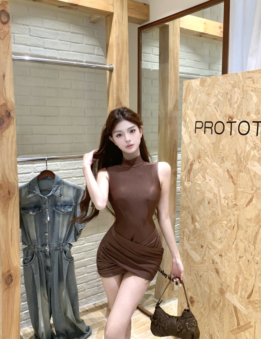 Cover belly sexy temperament dress for women