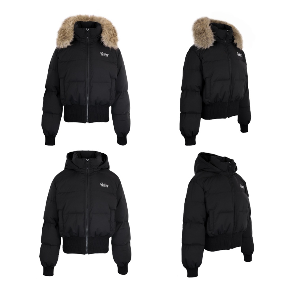 Hooded cotton coat winter down coat for women
