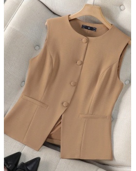 Overalls temperament waistcoat European style V-neck vest