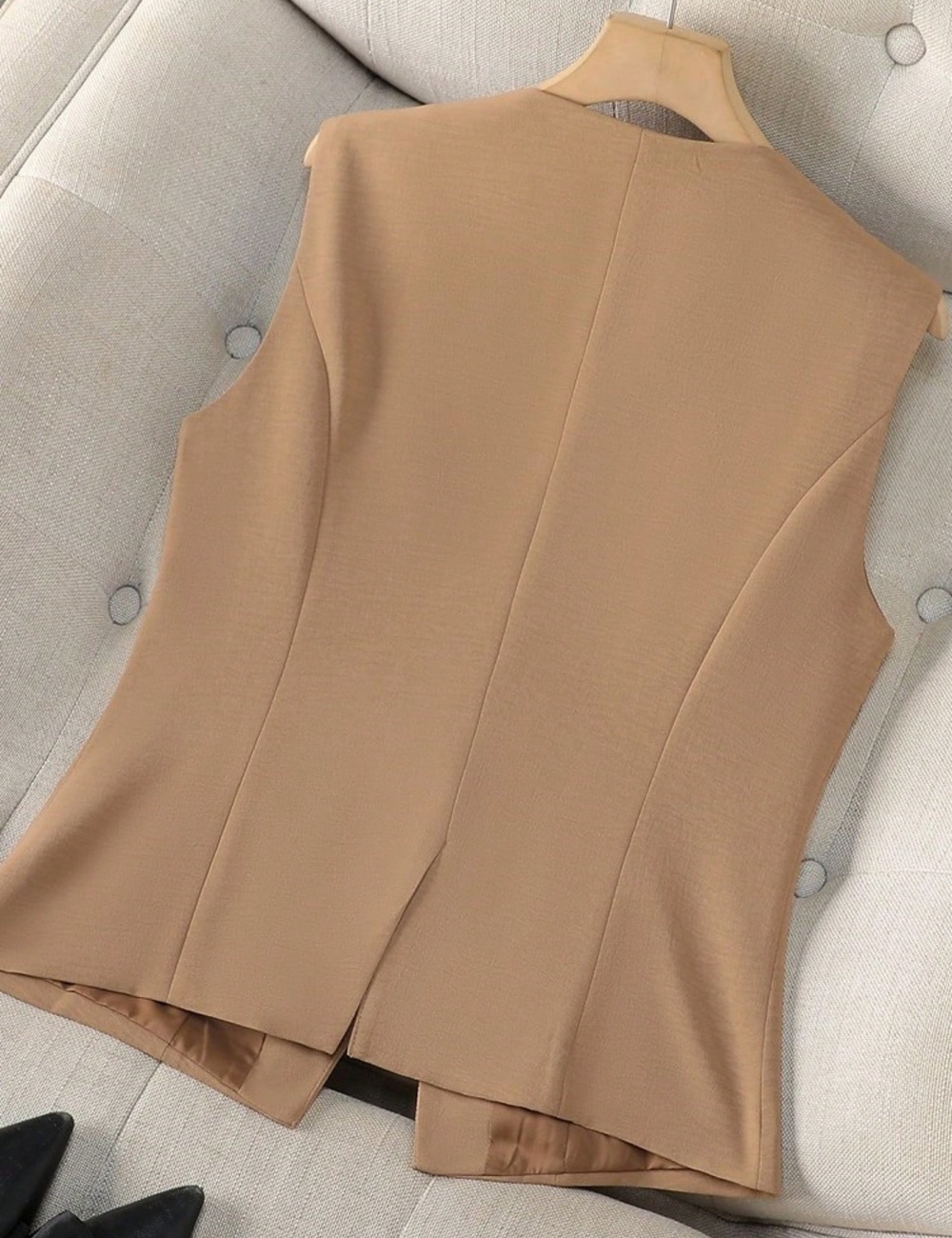 Overalls temperament waistcoat European style V-neck vest