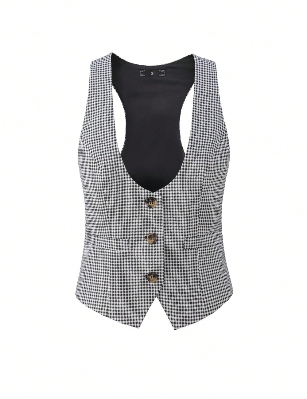V-neck European style business suit overalls waistcoat