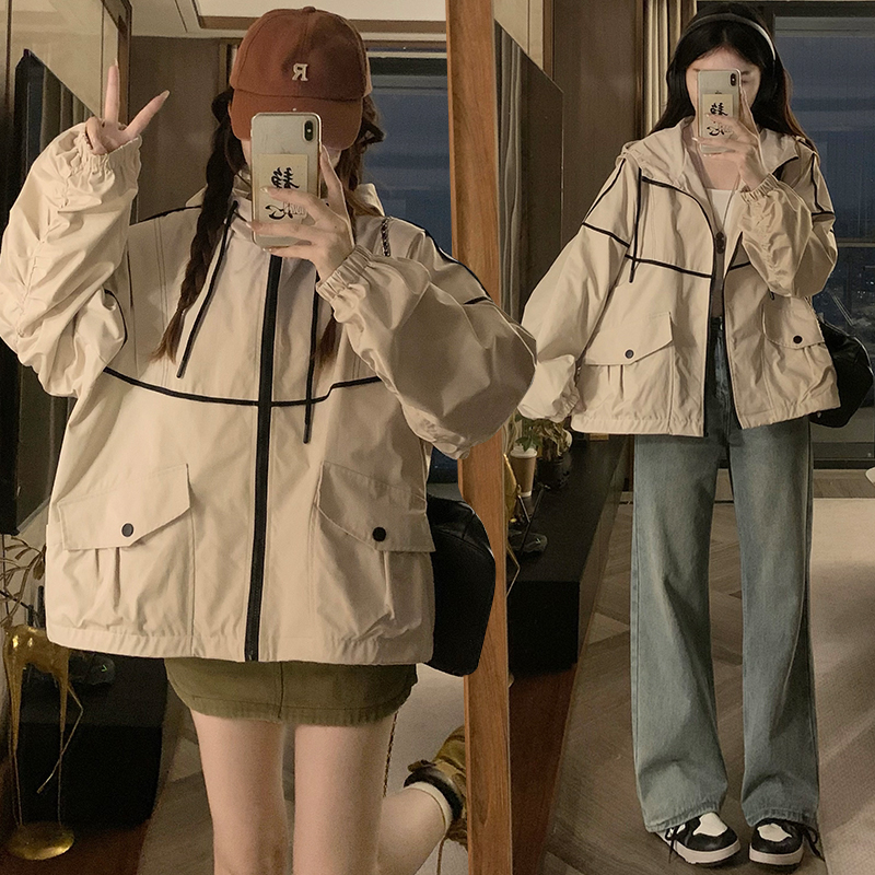 Short Casual shirts hooded fashionable coat