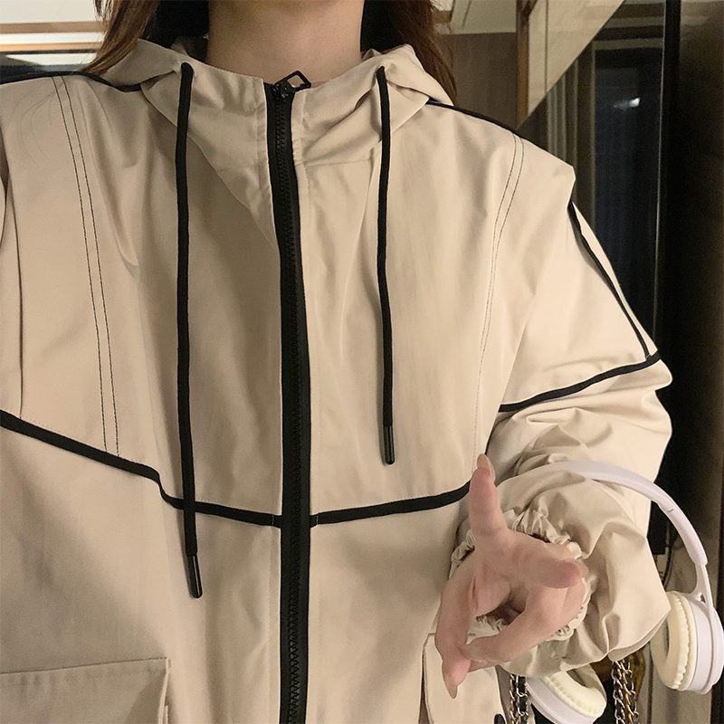 Short Casual shirts hooded fashionable coat