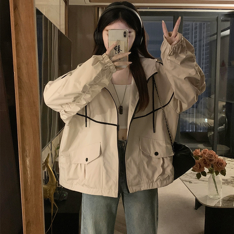 Short Casual shirts hooded fashionable coat
