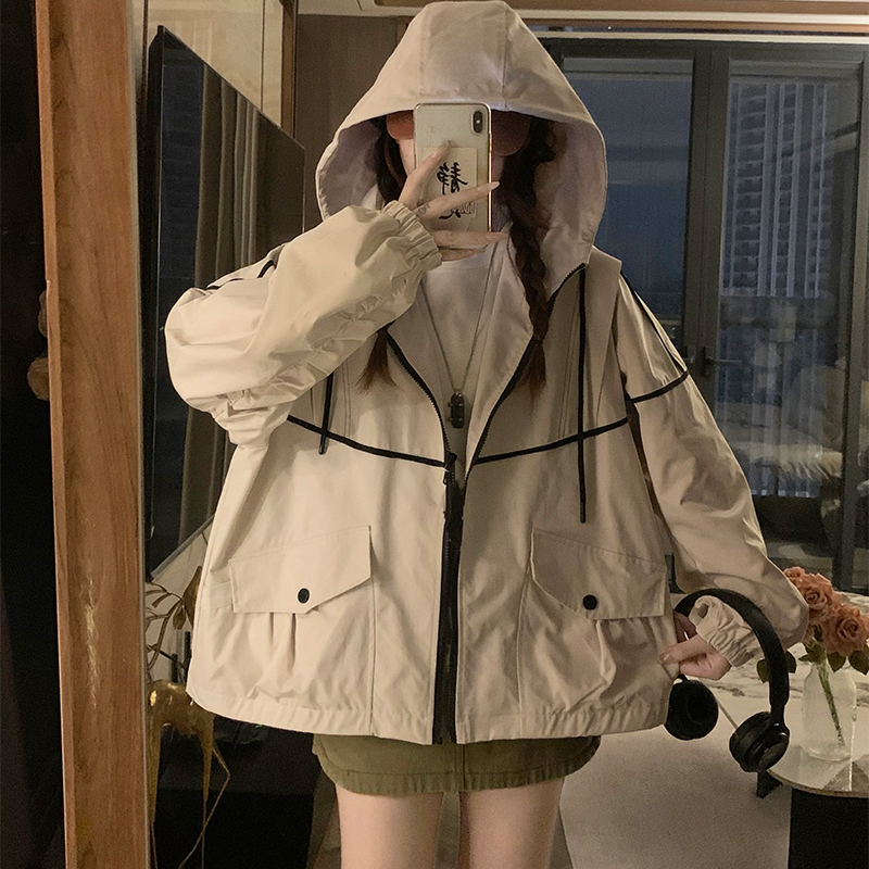 Short Casual shirts hooded fashionable coat