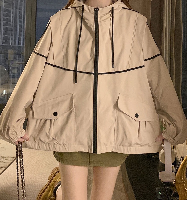 Short Casual shirts hooded fashionable coat