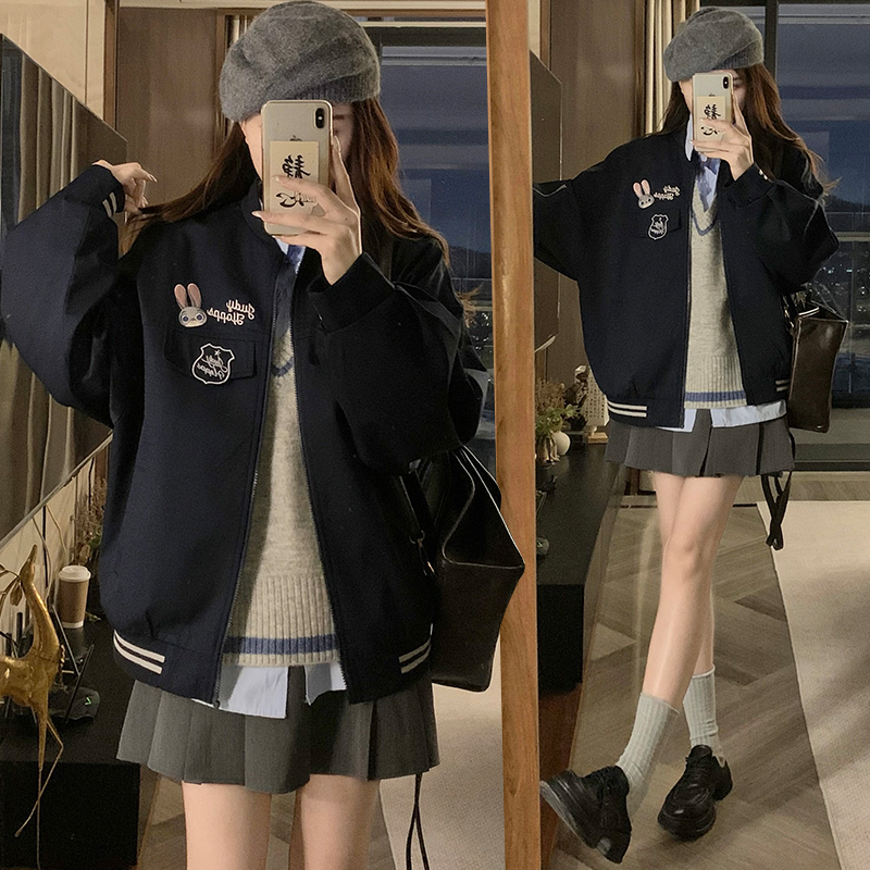 College style baseball uniforms American style jacket