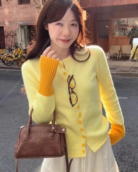 Fashion autumn cardigan slim retro sweater for women