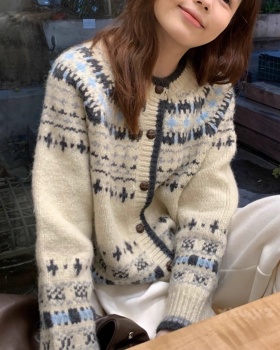 Autumn and winter cardigan all-match sweater for women