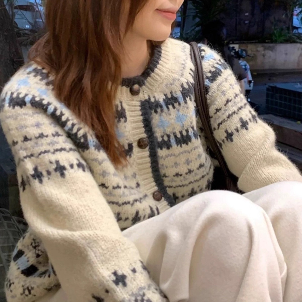 Autumn and winter cardigan all-match sweater for women
