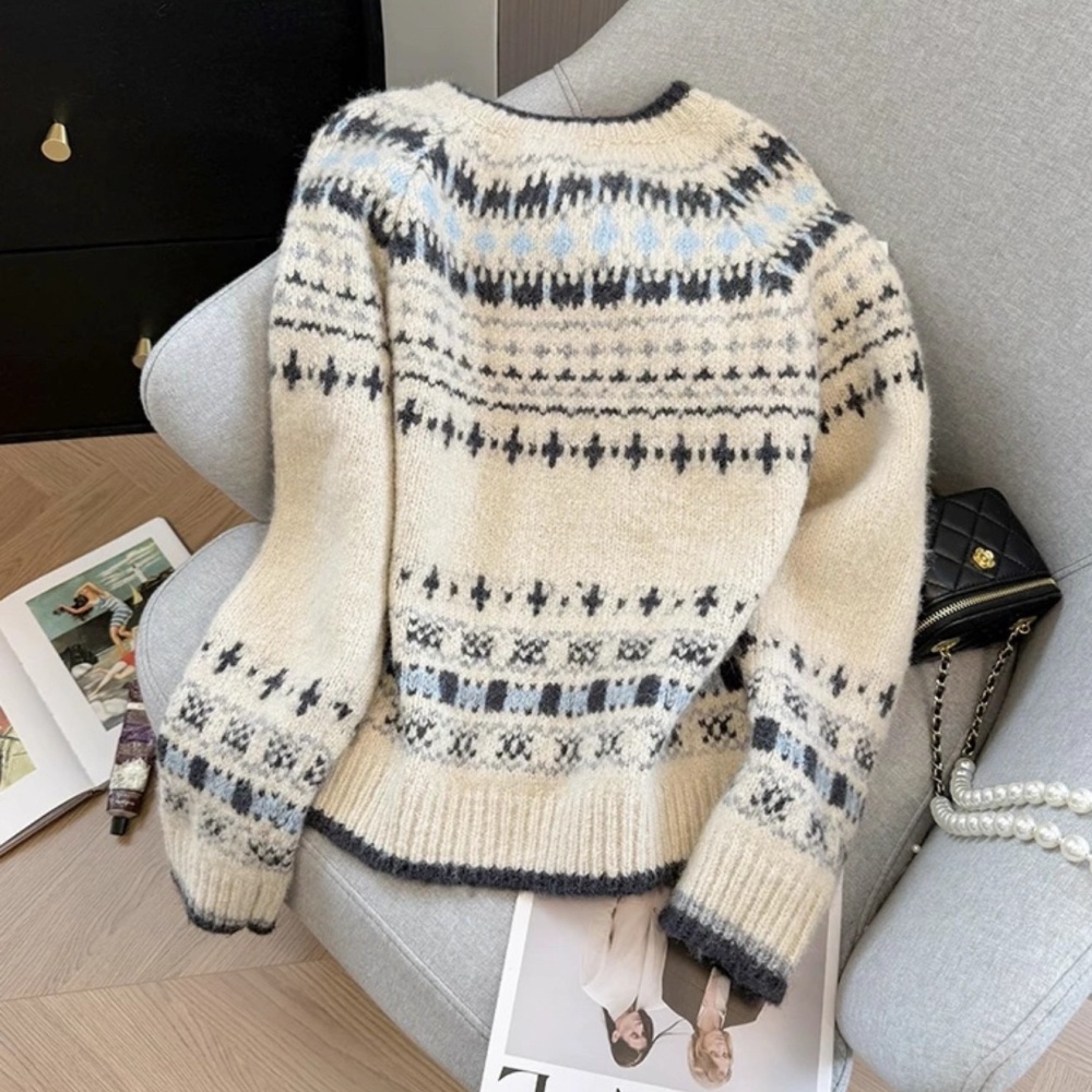 Autumn and winter cardigan all-match sweater for women
