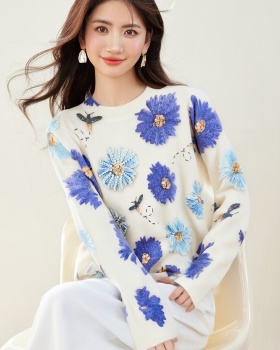 Knitted loose bottoming sweater slim wool shirts