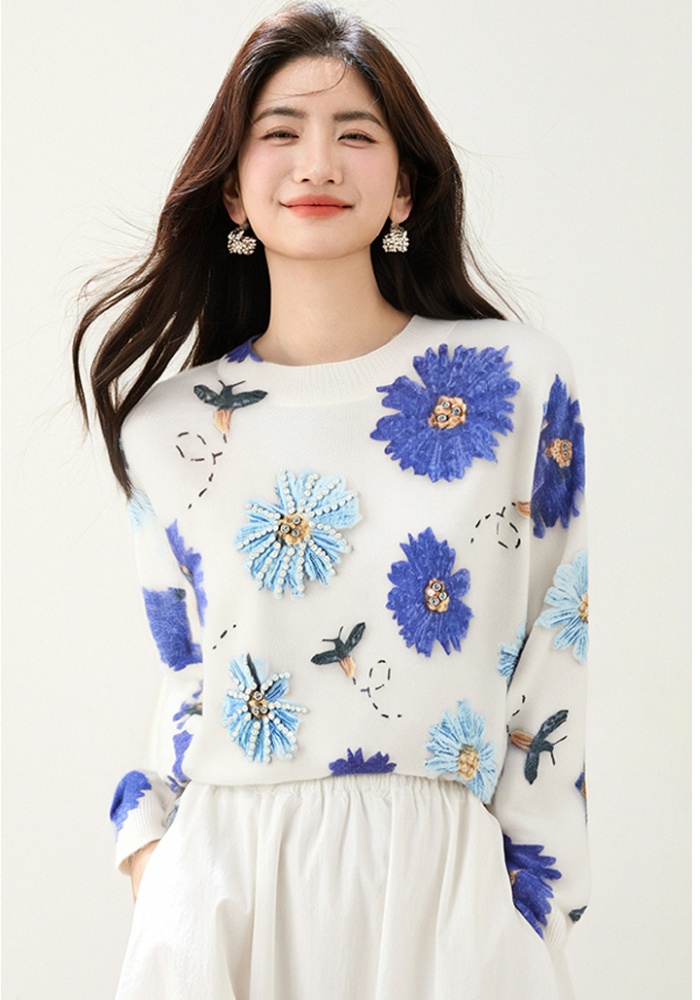 Knitted loose bottoming sweater slim wool shirts