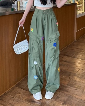 High waist wide leg pants autumn casual pants