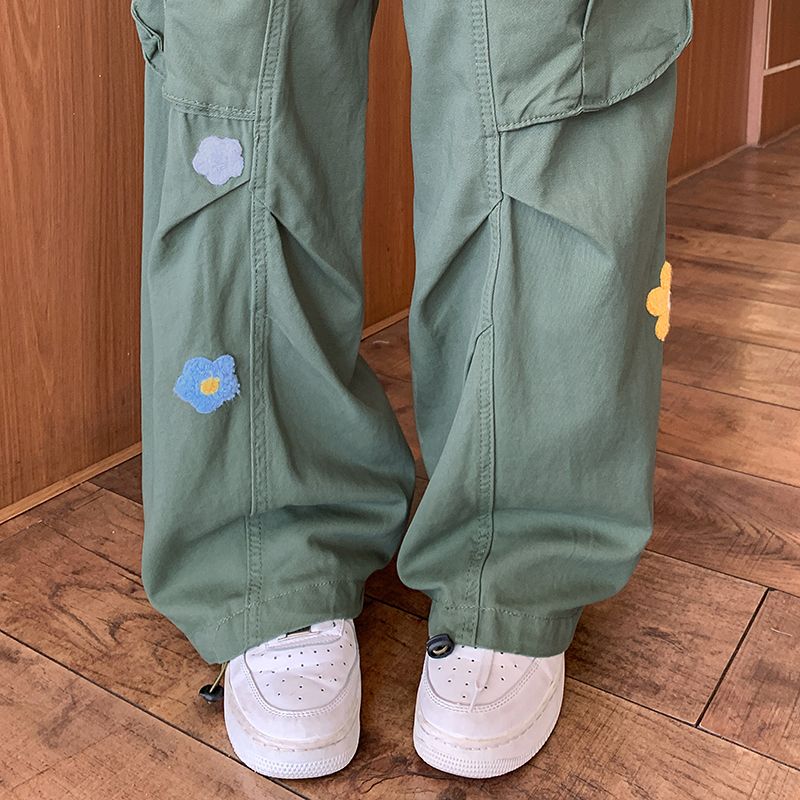 High waist wide leg pants autumn casual pants