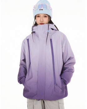 Casual gradient technical jacket outdoor sports couples coat
