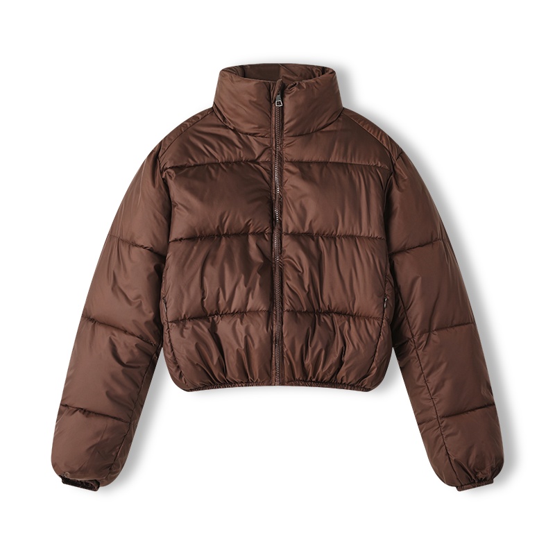 Thick European style bread clothing down coat for women