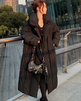 Loose winter cotton coat long fashion coat for women