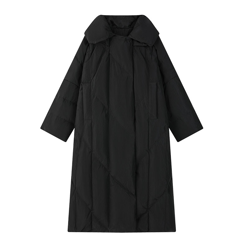 Loose winter cotton coat long fashion coat for women