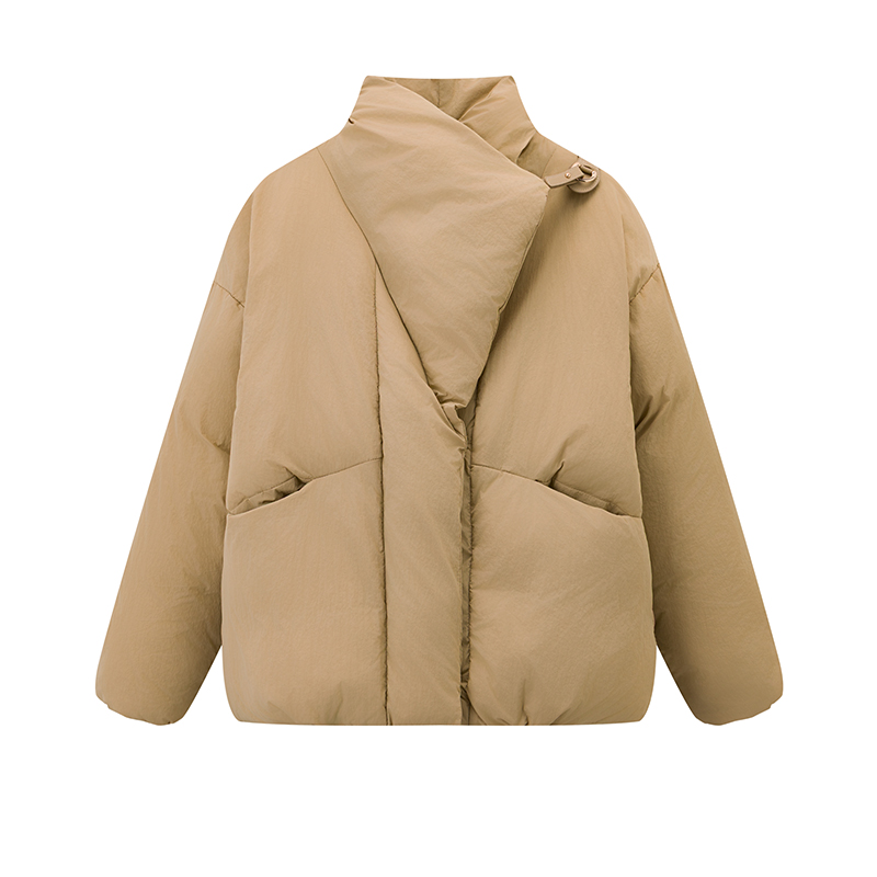 Western style niche cotton coat short coat for women
