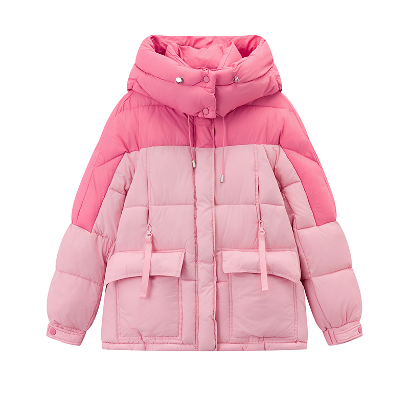 Winter short coat Korean style mixed colors cotton coat