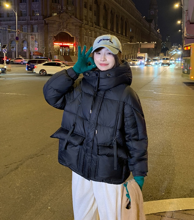 Winter short coat Korean style mixed colors cotton coat