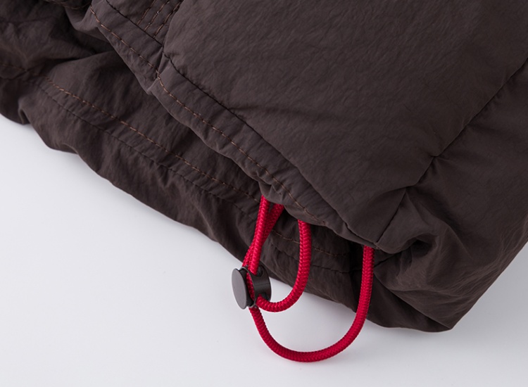 Thermal hooded coat fashion zip cotton coat for women