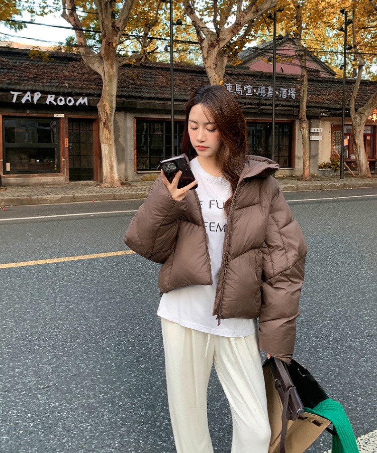 Short thermal cotton coat winter fashion coat for women