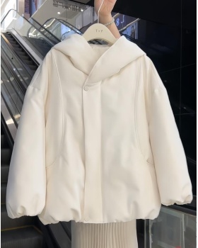 Korean style cold cotton coat winter pure coat for women