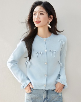 Sweet knitted coat Korean style sweater for women