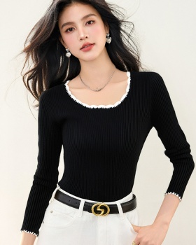 Autumn sweater slim tops