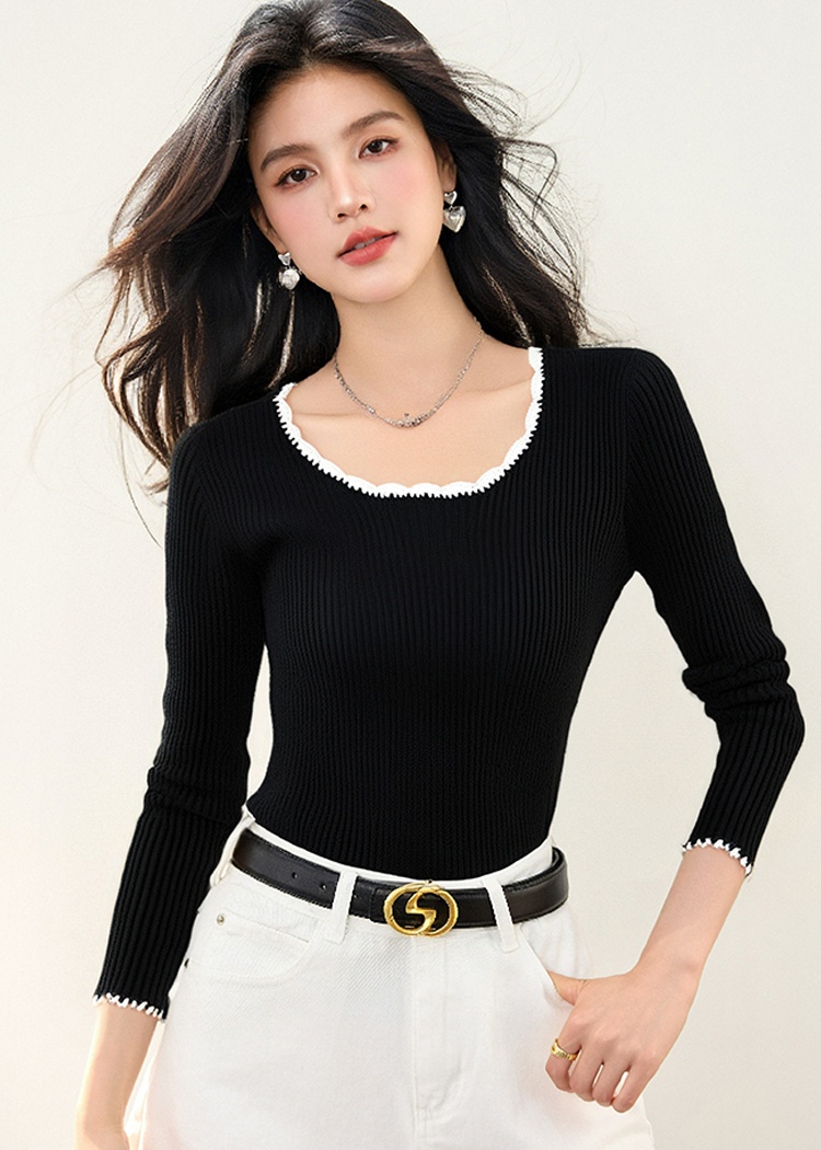 Autumn sweater slim tops